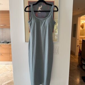 Vuori Halo Essential Dress Heathered Celadon